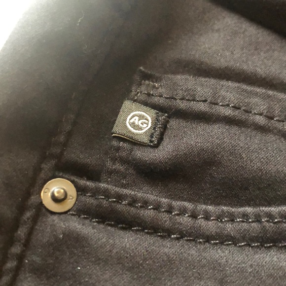 NEW! AG the leggings super skinny jeans in black - maternity - Picture 6 of 8